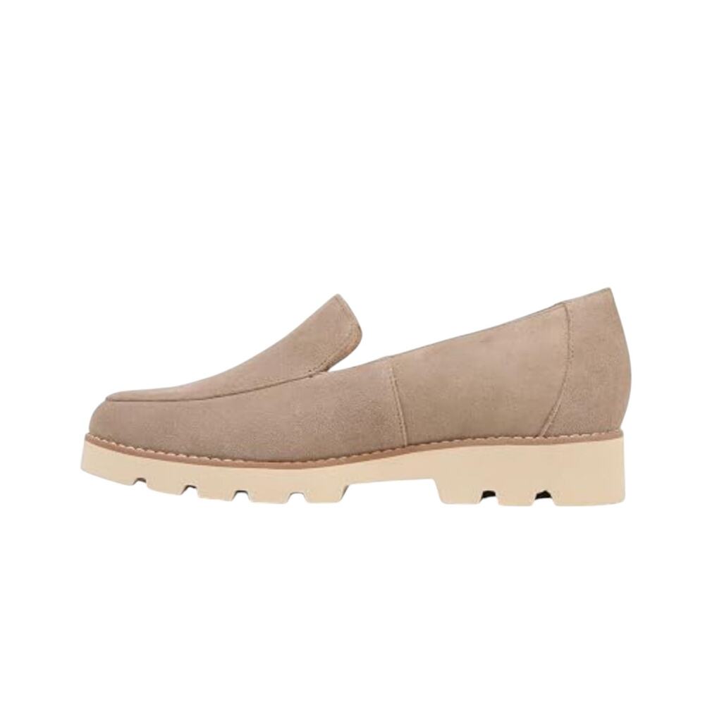 VIONIC Kensley Soft Taupe Suede Loafers Size 6